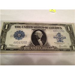 1923 $1 Silver Certificate Blue Seal Note Large Size