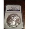 Image 1 : 2012 SILVER EAGLE FIRST RELEASES NGC MS69 BLUE