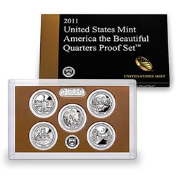 US Proof Set 2011 5pc (Quarters Only) America The Beaut