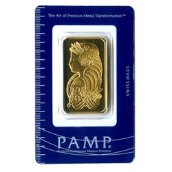 Gold Bars: Pamp Suisse One Ounce Gold Bar