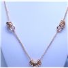 Image 1 : ROSED BRASS FAHION NECKLACE