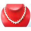 Image 1 : 300CTW PEANUT WHITE PEARL NECKLACE 18 INCH; PHILIPPINE
