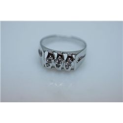 18.6 CTW CZ RING .925 STERLING SILVER