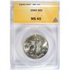 Image 1 : 1945 WALKING LIBERTY HALF DOLLAR ANACS MS-65