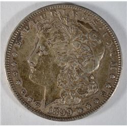 1899-S MORGAN DOLLAR AU55 NICE