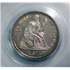 Image 2 : 1875 SEATED LIBERTY DIME, PCGS PR 64