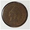 Image 1 : 1877 Indian One Cent NICE G-VG