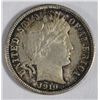 Image 1 : 1910 BARBER DIME MS64+ NICE