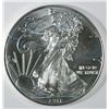 Image 1 : 2011 UNCIRCULATED SILVER EAGLE GEM BU, LAST YEARS EDITION OF THE ONE OUNCE COIN FROM THE U.S. MINT