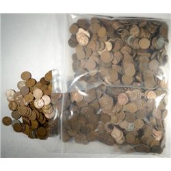 ( 1500 ) UNSEARCED LINCOLN WHEAT CENTS
