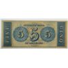 Image 2 : $5 Remainder note CITIZENS' BANK LOUISIANA