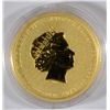 Image 2 : 2013 AUSTRALIAN YEAR OF THE SNAKE 1/10  OUNCE .9999 GOLD