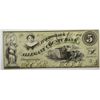 Image 1 : 1862 $5 BEARER NOTE ALLEGANY COUNTY BANK