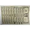Image 1 : (5 ) U.S. $1.00 SILVER CERTIFICATES AND ( 5 ) $5.00 RED SEALS, ALL VG OR BETTER