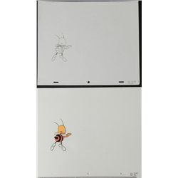 Stinger Original Production Cel Drawing Buzz Cheerios