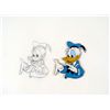 Image 2 : Donald Duck Original Doing Math Animation Drawing Cel