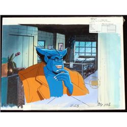 Original Cel Bkgd Animation Intelligent Signed Stan Lee