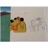 Image 2 : Orig Muttley Cel Animation Background Drawing Wacky Art