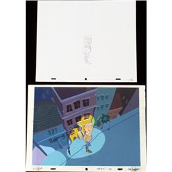 Animation Cel Drawing Orig Background Merv Griffin Host