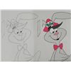 Image 2 : Production Art Joy Original Cel Trix Drawing Rabbit Cap