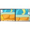 Image 1 : 2) Backgrounds Original Sit and Relax Animation Cel Art