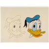 Image 2 : Face Original Animation Donald Duck Cel Drawing Art