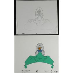 Animation Cel Donald Duck Original Party Time Drawing