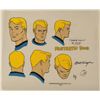 Image 1 : Johnny Storm Cel Animation Fantastic Four Orig Signed