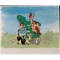 Animation Bambi Math Orig Cel Animation Background Art