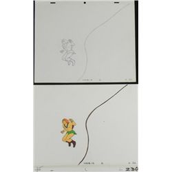 Cel Save the Day Animation Original Herculoids Drawing