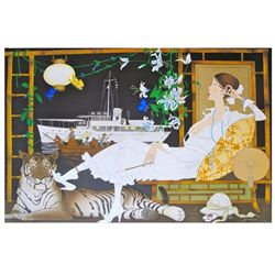 Philippe Noyer LA BLANC YACHT Hand Signed Limited Ed. Lithograph