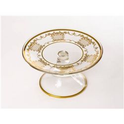 8" ITALIAN CRYSTAL CAKE PLATE