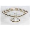 Image 1 : ITALIAN CRYSTAL 12" SQUARE CAKE PLATE