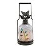 Image 1 : BUTTERFLY MOSAIC GLASS LANTERN / CANDLE HOLDER