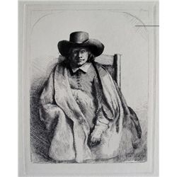 Rembrandt CLEMENT de JONGHE Etching