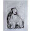 Image 1 : Rembrandt THE LITTLE JEWISH BRIDE Etching