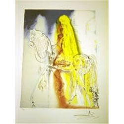 DALI "LADY GODIVA" LITHOGRAPH - LIMITED EDITION