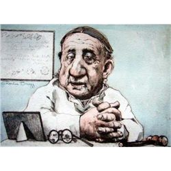 CHARLES BRAGG "BRAIN SURGEON" HAND SIGNED LITHOGRAPH