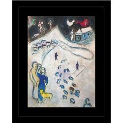 CHAGALL 1977 "DAPHNIS AND CHLOE" LITHOGRAPH