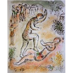 MARC CHAGALL HAND SIGNED LITHOGRAPH