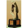 Image 3 : "YAMBO" -BRONZE AND IVORY SCULPTURE
