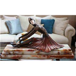 CHIPARUS - "TANARA" -BRONZE AND IVORY SCULPTURE