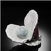 Image 1 : ART GLASS OYSTER SHELL WITH PEARL