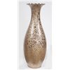 Image 1 : "GOLDEN SCROLL 42" CARVED VASE"