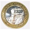 Image 1 : SILVER STRIKE .999 FINE SILVER $10 CASINO GAMING COIN *BOULDER STATION* COIN WEIGHS 1.34ozs!!