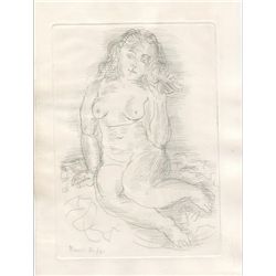 Raoul Dufy Original etching "Amphitrite"