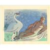 Raoul Dufy "Leda" Pochoir