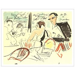 Dunoyer de Segonzac Lithograph "Eden Roc"