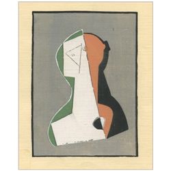 Henri Laurens 1929 Cubist pochoir