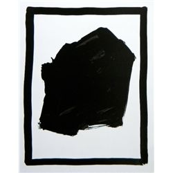 Sol LeWitt lithograph "Black Gouache" edition of 1000